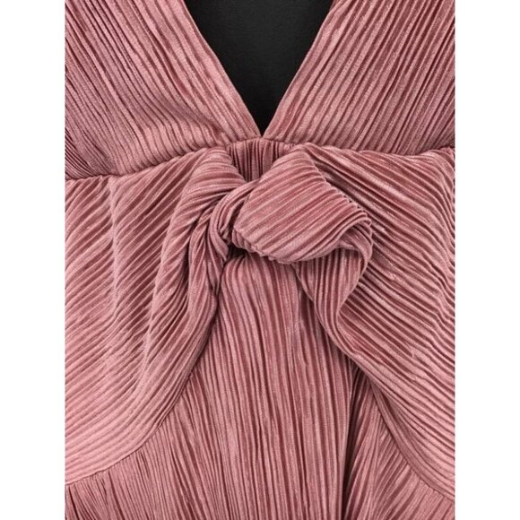 Free People Dress Size 2 Pink Crinkle Women New - Picture 4 of 7